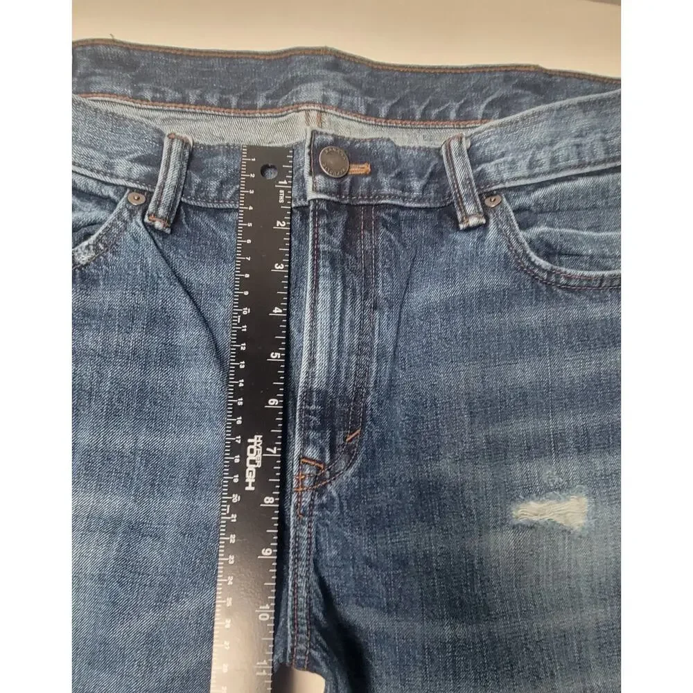 Banana Republic STRAIGHT Distressed Denim Jeans Men's 38x32‎